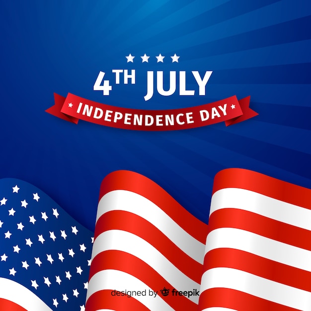 Free vector fourth of july background