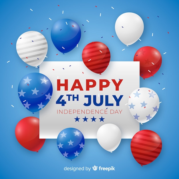 Free vector fourth of july background