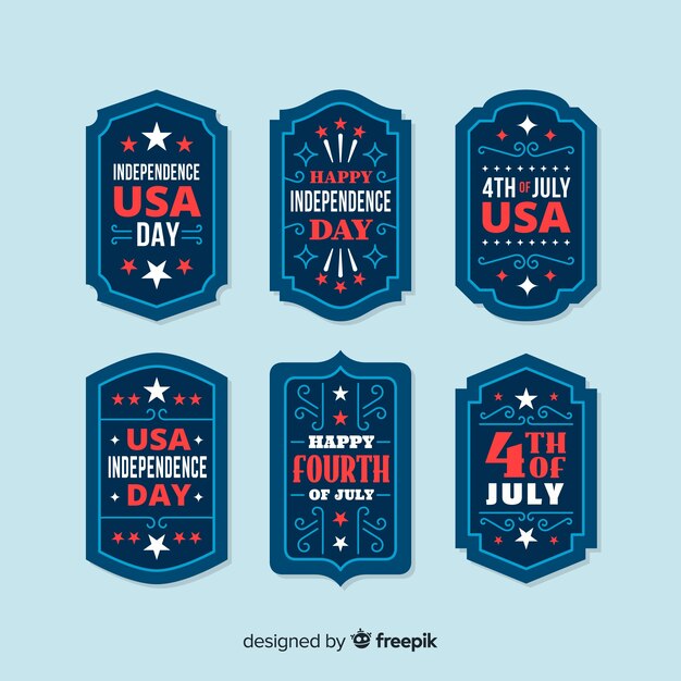 4th of july badge free