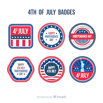 Quarta collezione di badge del luglio