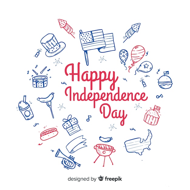 Free vector fourth of july element collection