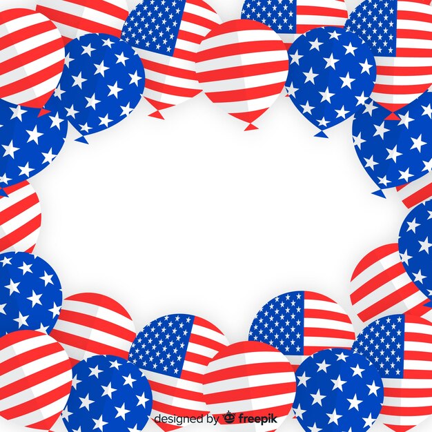 Fourth of july festive background