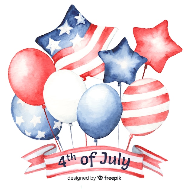 Free vector fourth of july