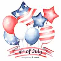 Free vector fourth of july