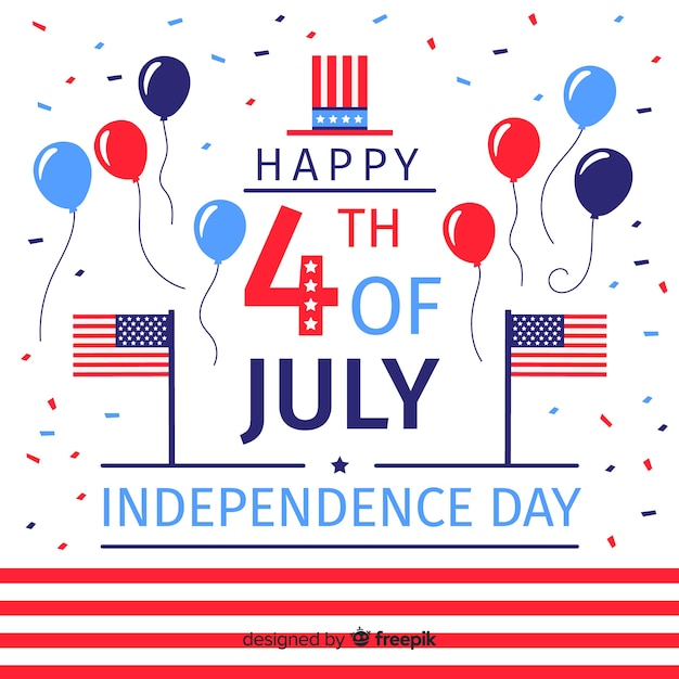 Free vector fourth of july