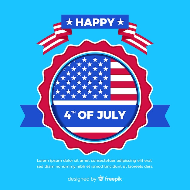 Free vector fourth of july