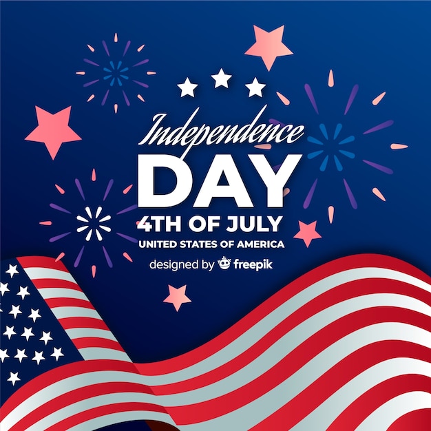 Free vector fourth of july