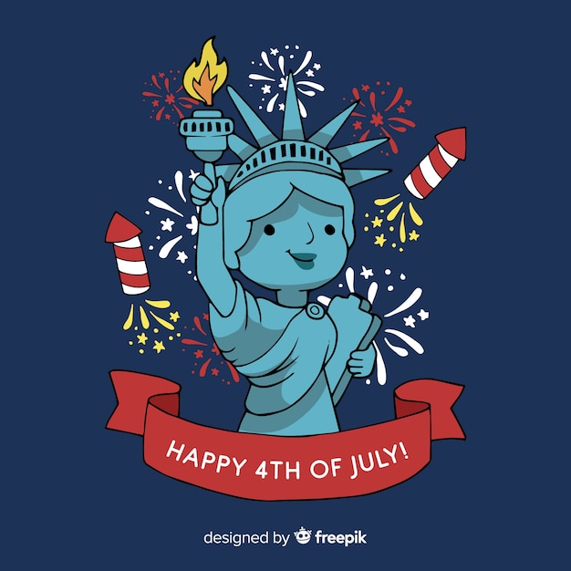 Free Vector fourth of july
