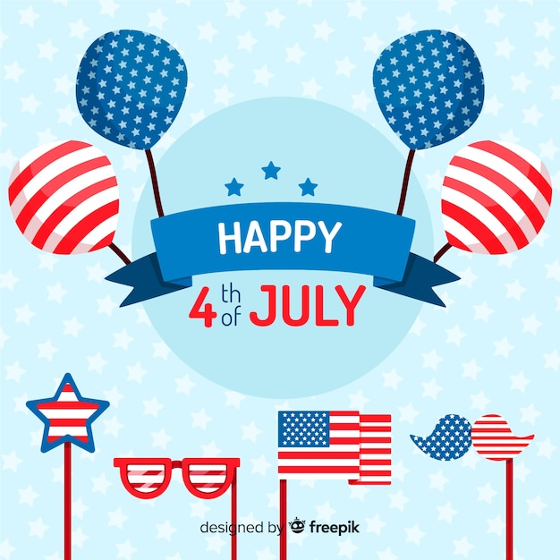 Free vector fourth of july