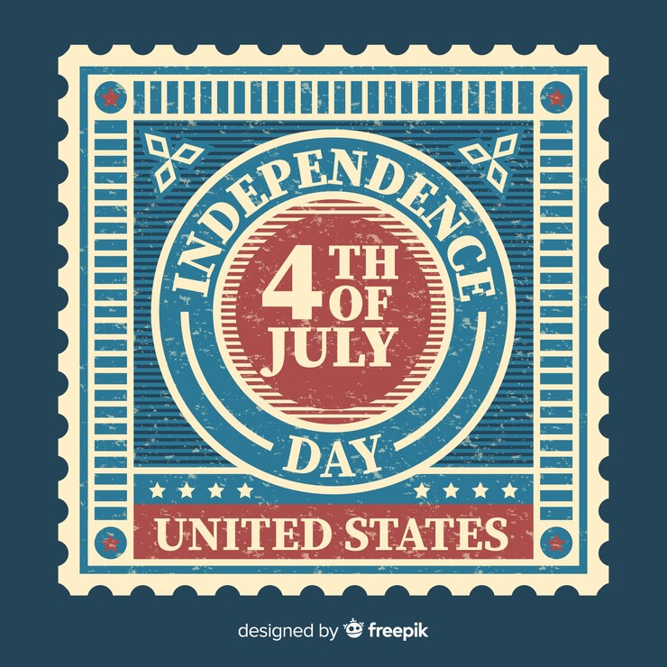 Free Vector fourth of july