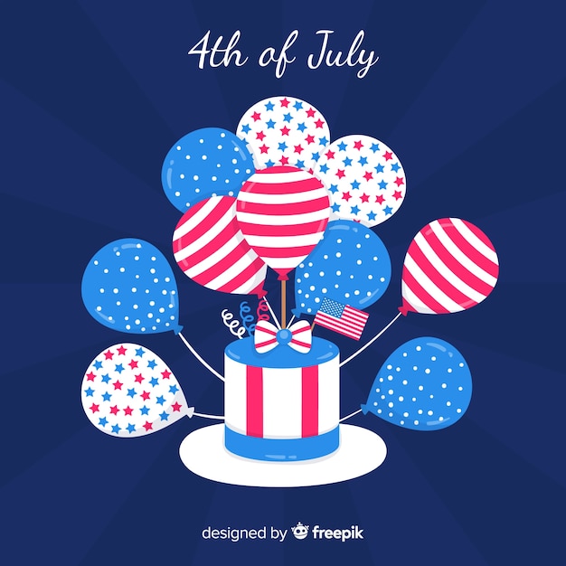 Free vector fourth of july