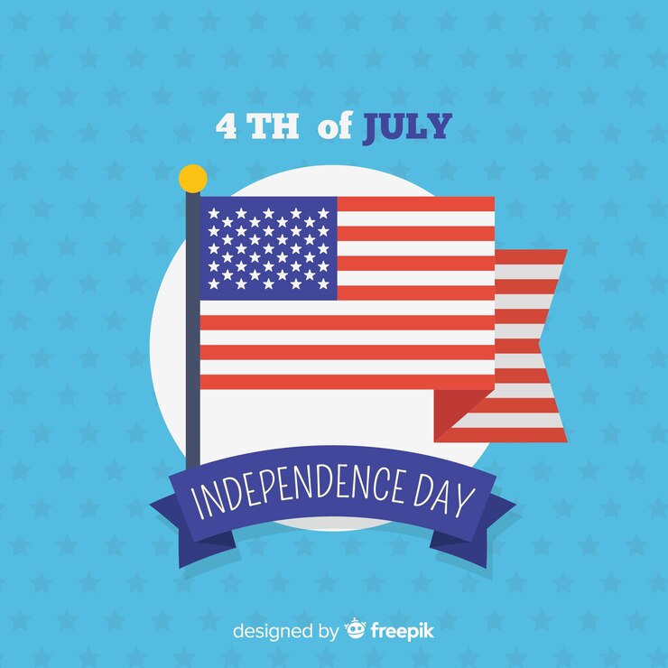 Free Vector fourth of july
