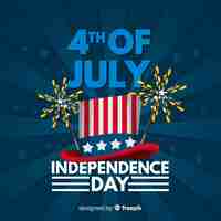 Free vector fourth of july