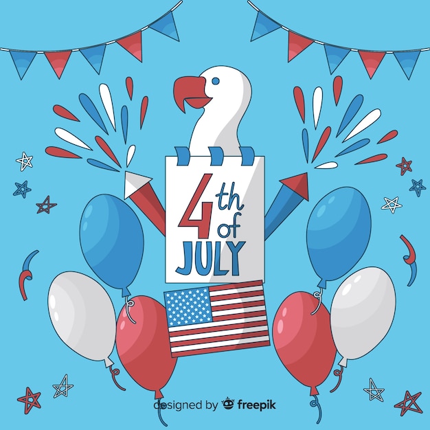 Free vector fourth of july