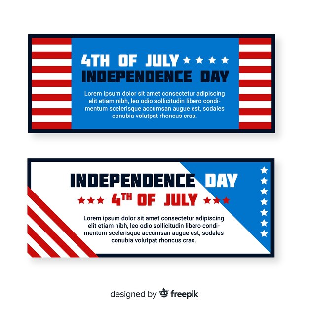 Free vector fourth of july