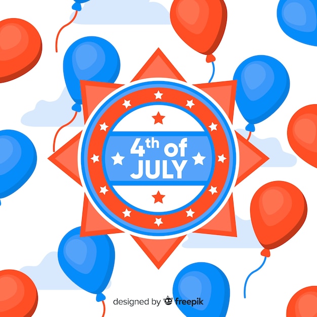 Free vector fourth of july