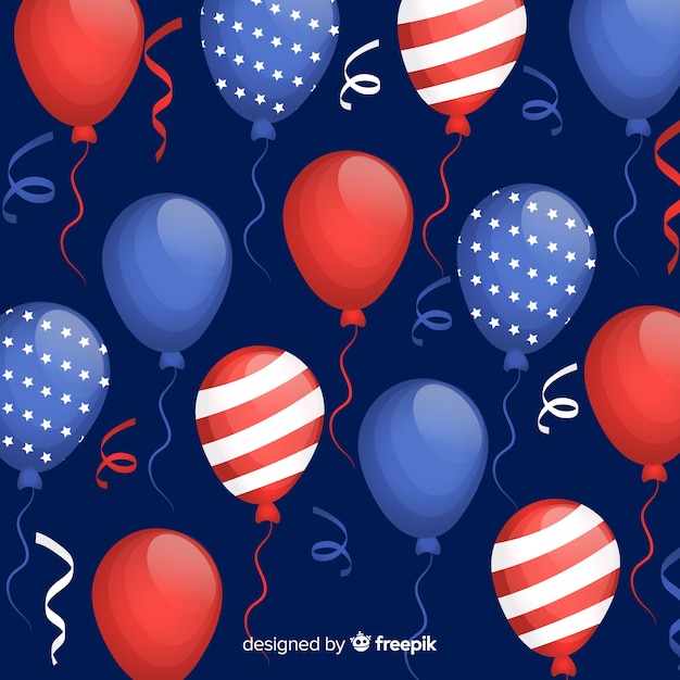 Free vector fourth of july