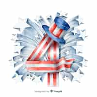 Free vector fourth of july