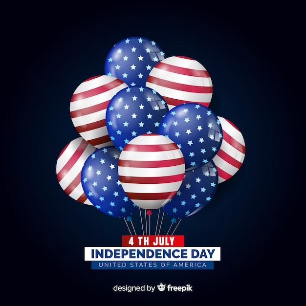 Free vector fourth of july