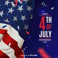 Free vector fourth of july