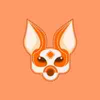 Free vector fox design