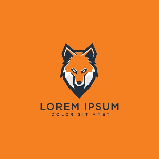 Foxy logo design template | Premium Vector