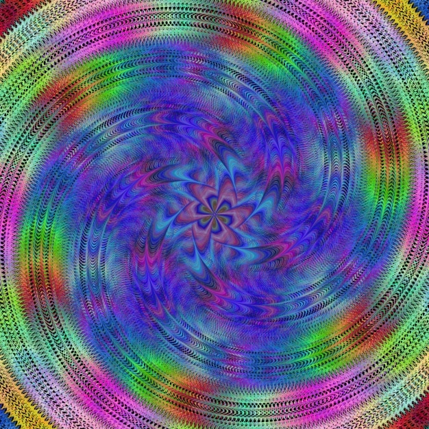 Free Vector fractal background design
