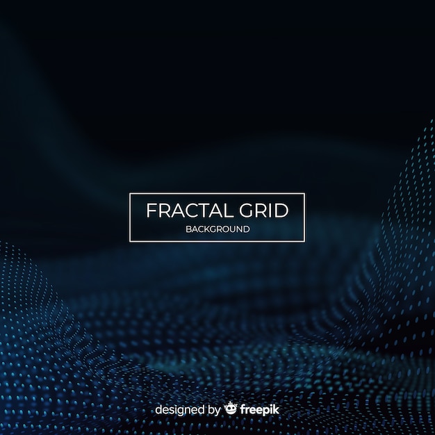 Fractal grid background