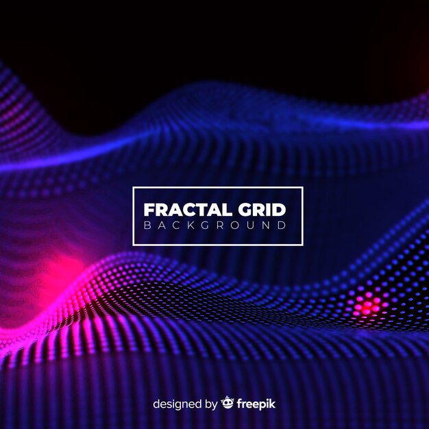 Fractal grid background