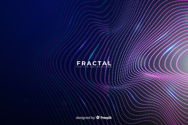 Fractal grid wave background