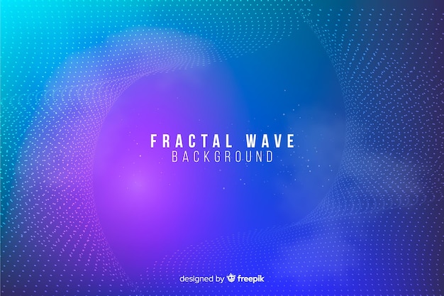 Fractal grid wave background