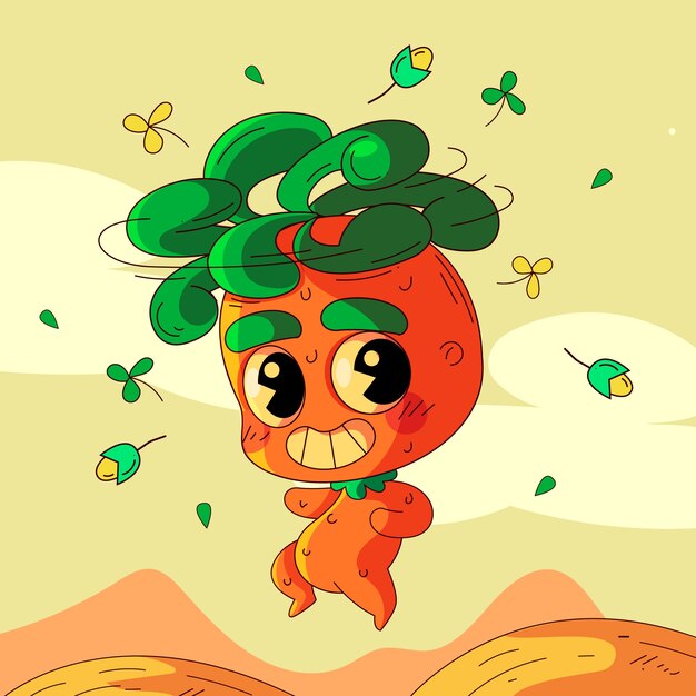 Frailejon character illustration