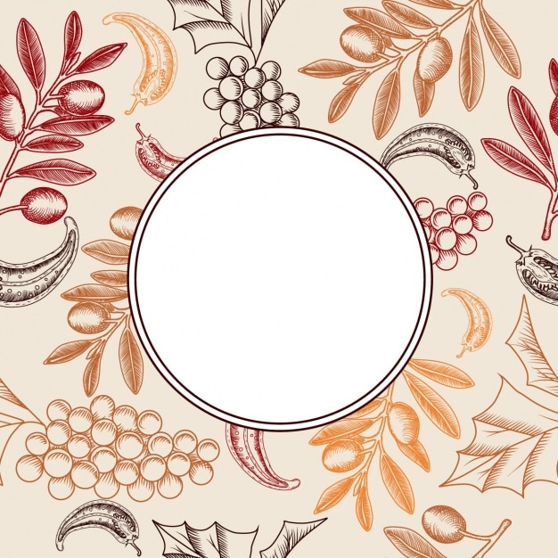 Free vector frame background design