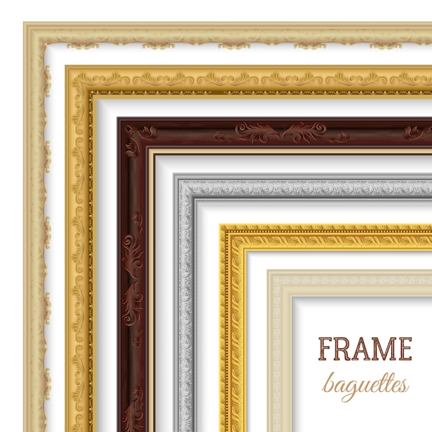 Set di baguette a cornice