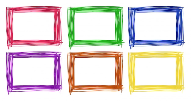 Frame design in six color