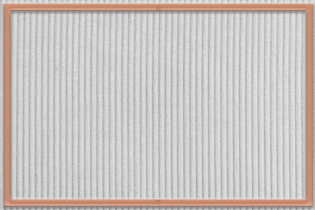 Free vector frame on gray corduroy textured background