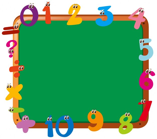 Numbers Border Images - Free Download on Freepik