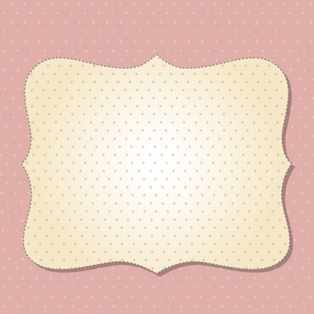 Free vector frame with dots