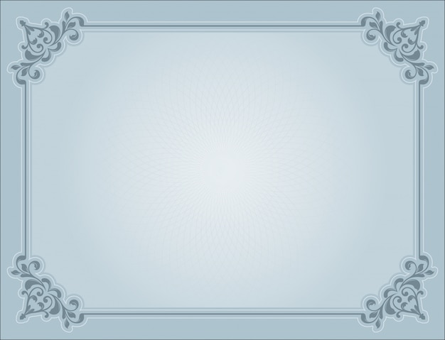Бесплатное векторное изображение Рамка с винтажным декором