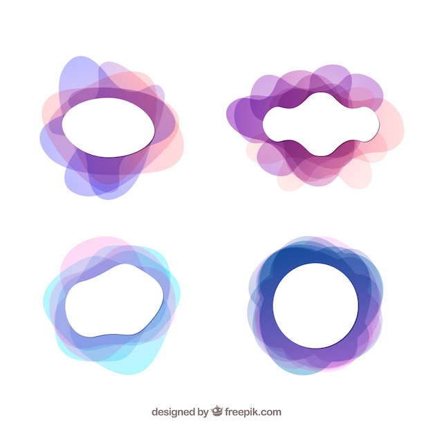 Frames collection in gradient colors