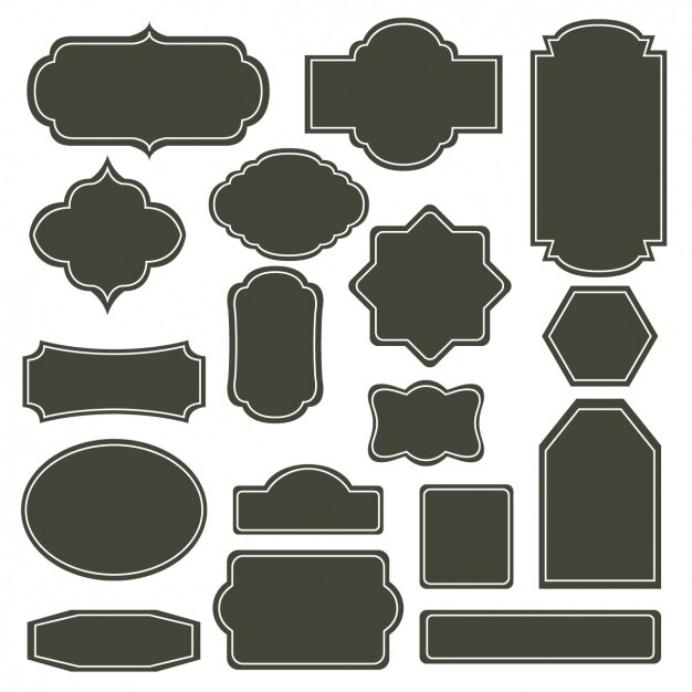 Free vector frames collection