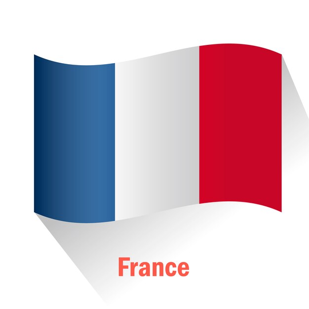 フランスの旗の背景