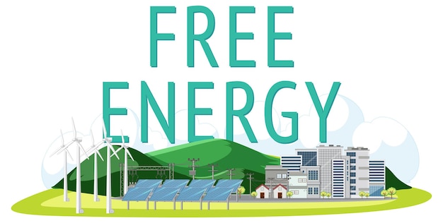 Бесплатная энергия, вырабатываемая ветряной турбиной и солнечной батареей