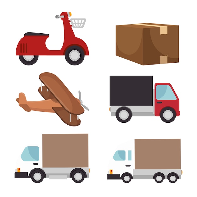 Free vector free shipping delivery