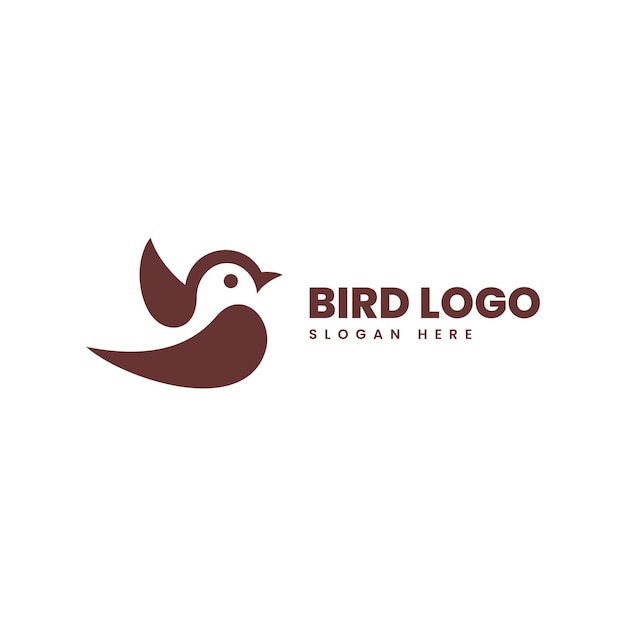 Free Vector free vector bird silhouette logo design
