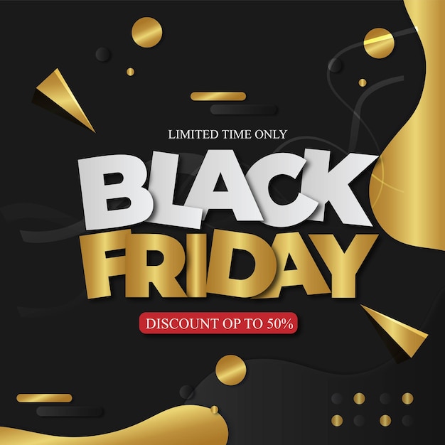 Free vector free vector black friday sale design