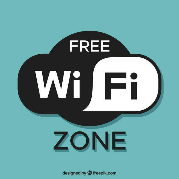 青いリボンと黄金のwifiアイコンを分離しました ゴールドの無料wi Fiワイヤレスシンボル 暗闇のテクスチャwi Fiロゴ プレミアムベクター