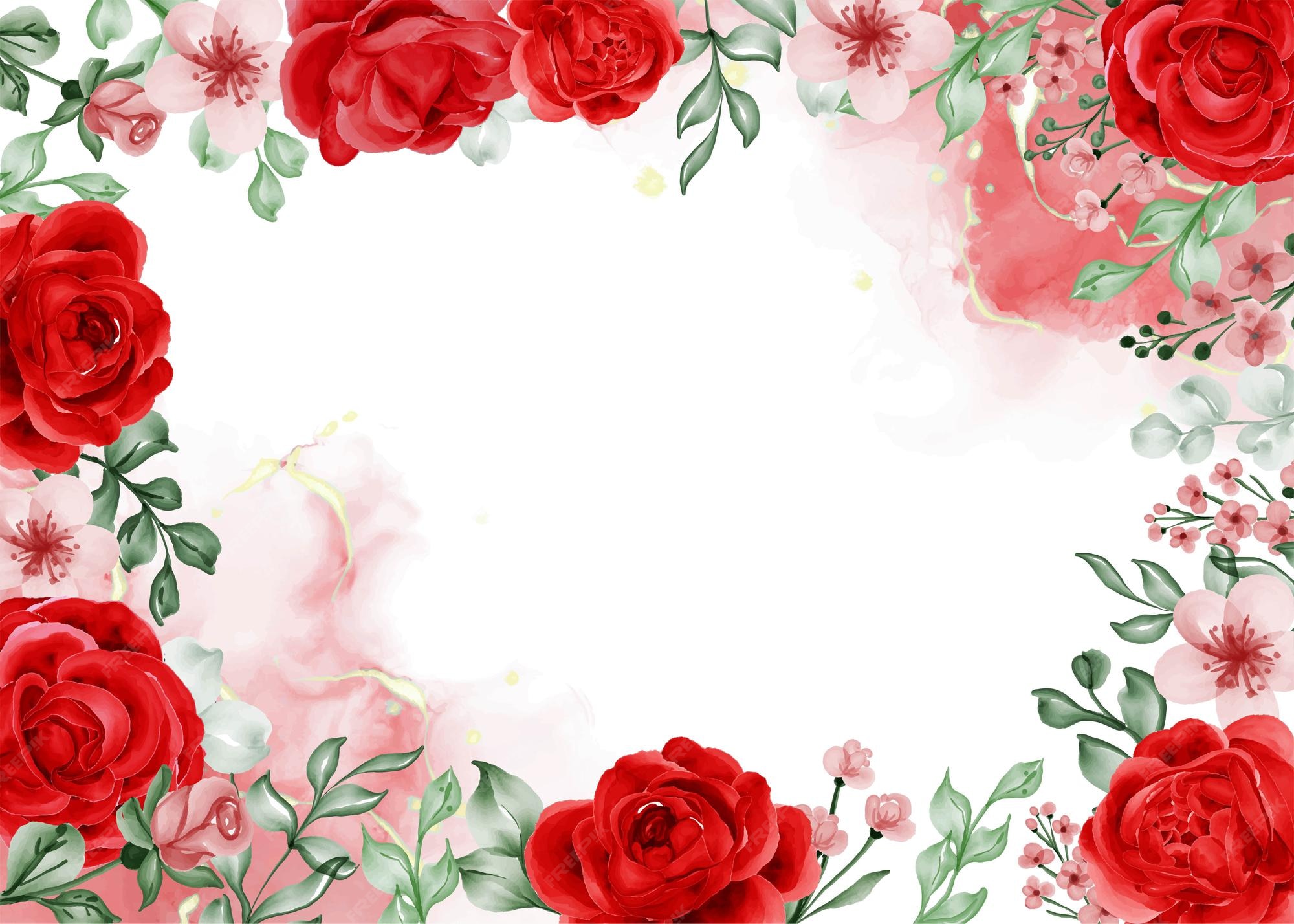 Red Rose Border - Free Download on Freepik