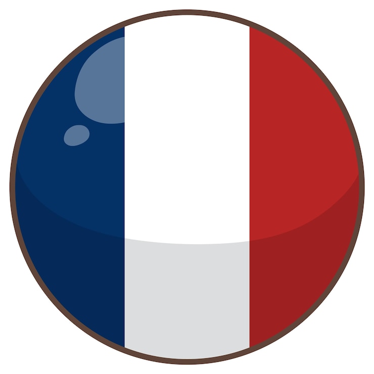 無料Vector フランスの旗のベクトルイラスト