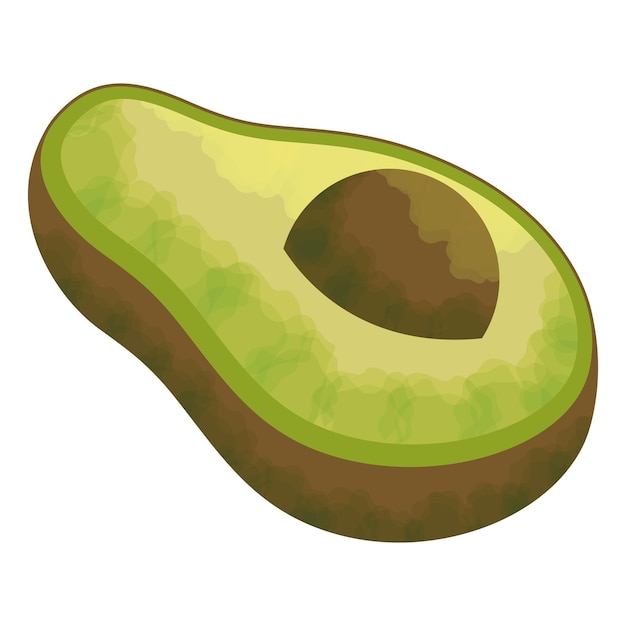 Free vector fresh avocado vegetable